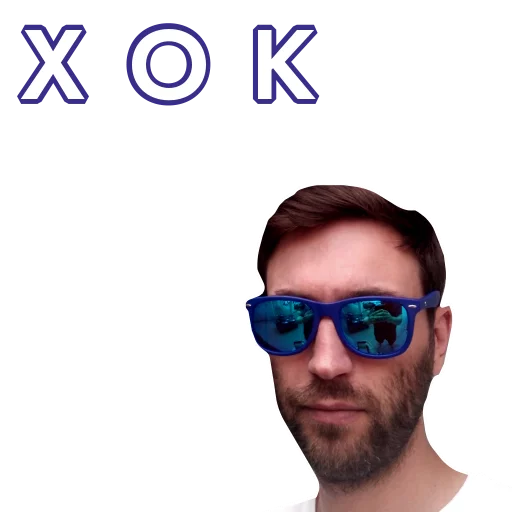 human face eyewear man