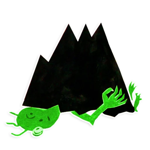 child art green cartoon