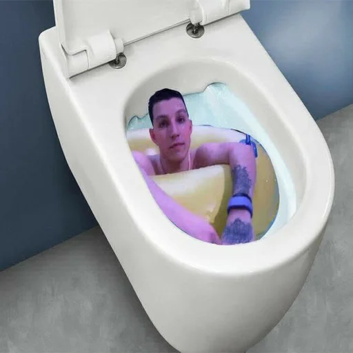 человеческое лицо ванна комнатный