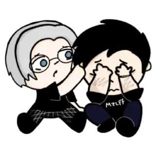 Sticker Мазейки и Мафаши🙀 (автор:𝗔𝗳𝗶𝘀𝗵𝗶𝗫𝗫) - 8