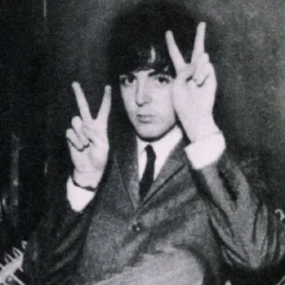 Sticker Пол Макаки - 2