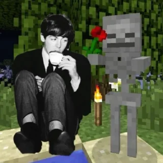 Sticker Пол Макаки - 0