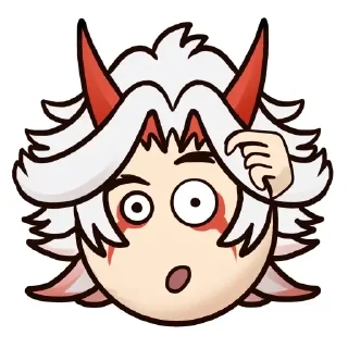 Sticker дурак геншин онлайн - 0