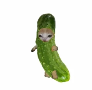 Стикер съедобные котики zetsu - 11