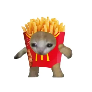 Стикер съедобные котики zetsu - 1