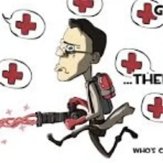 Sticker cccursed тимфортресс пак pt.1 by DЄBI ака говно в шляпе - 3