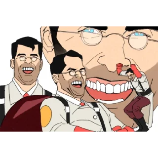 Sticker cccursed тимфортресс пак pt.1 by DЄBI ака говно в шляпе - 4