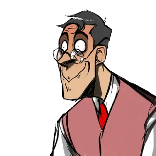 Sticker cccursed тимфортресс пак pt.1 by DЄBI ака говно в шляпе - 10