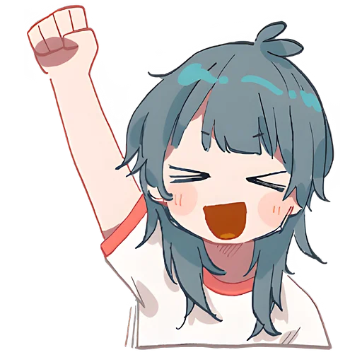 Sticker Медуза-тян @nyasticks - 10