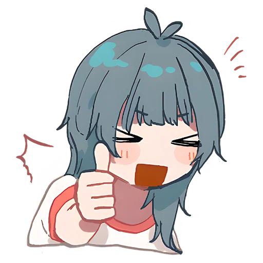 Sticker Медуза-тян @nyasticks - 9