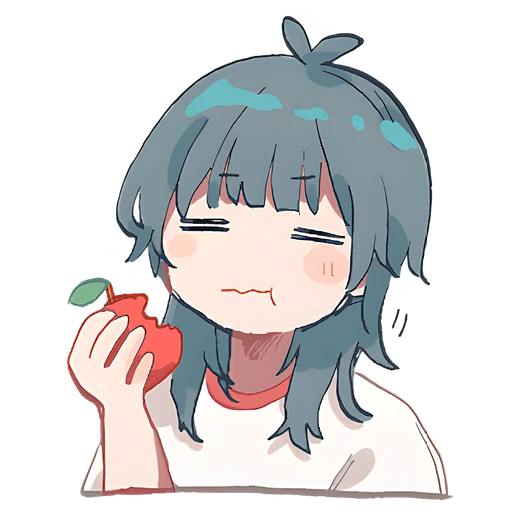 Sticker Медуза-тян @nyasticks - 6