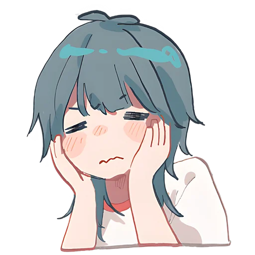 Sticker Медуза-тян @nyasticks - 4