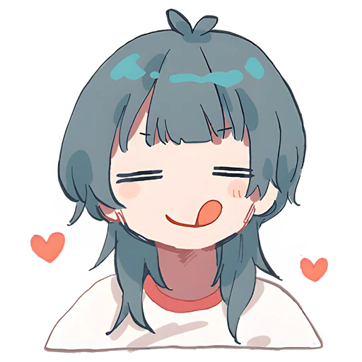 Sticker Медуза-тян @nyasticks - 3