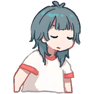 Sticker Медуза-тян 2 @Nyasticks - 6