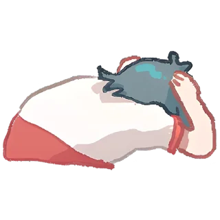 Sticker Медуза-тян 2 @Nyasticks - 0