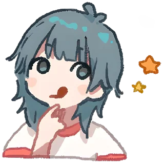 Sticker Медуза-тян 2 @Nyasticks - 8