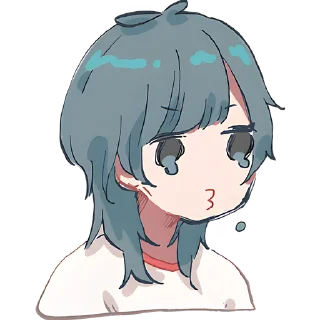 Стикер Медуза-тян @Nyasticks - 1