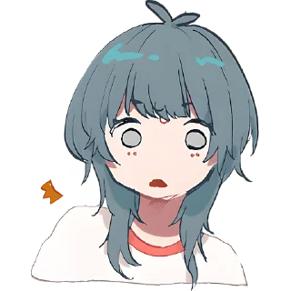 Стикер Медуза-тян @Nyasticks - 6