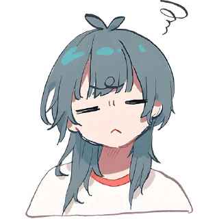 Стикер Медуза-тян @Nyasticks - 3