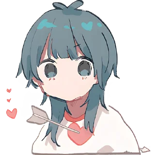 Стикер Медуза-тян @Nyasticks - 11