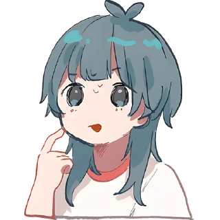 Стикер Медуза-тян @Nyasticks - 9