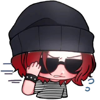 cartoon sunglasses anime