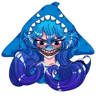 Стикер Megalashark - 8