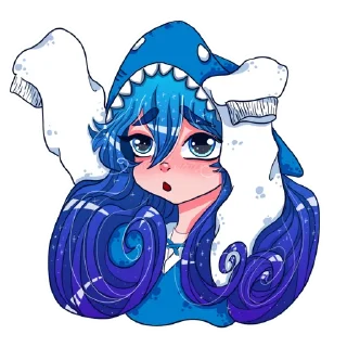 Стикер Megalashark - 9