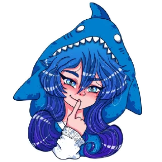 Стикер Megalashark - 7