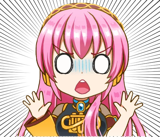 Стикер Megurine Luka|AIKURI|@GiStickers - 9