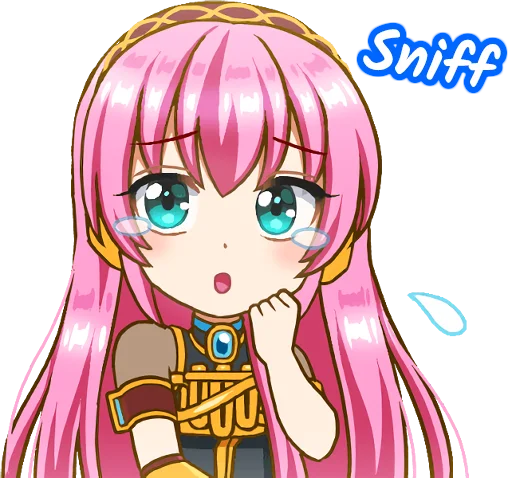 Стикер Megurine Luka|AIKURI|@GiStickers - 4