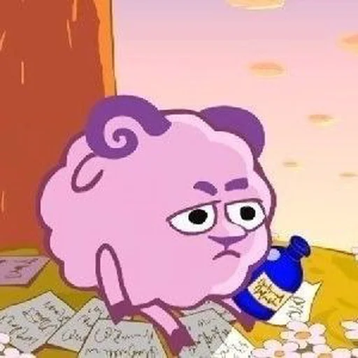 text animated cartoon illustration