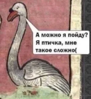 Стикер Орные мемасы - 5