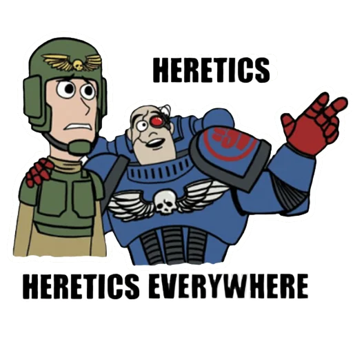 Стикер Memhammer 40000 - 9