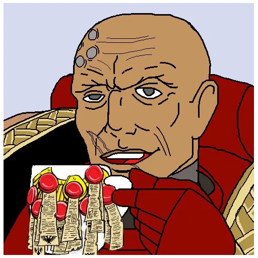 Стикер Memhammer 40000 - 6