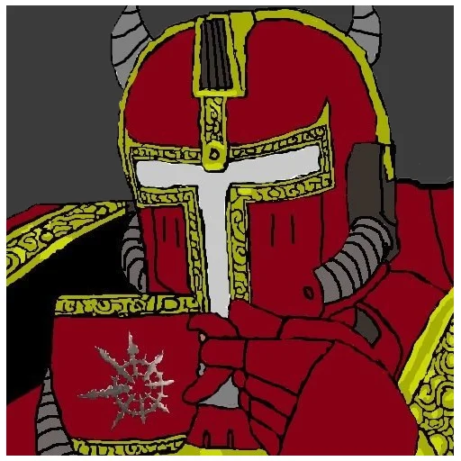 Стикер Memhammer 40000 - 3