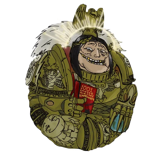 Стикер Memhammer 40000 - 2