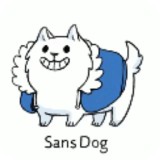 Sticker Мемный Санс (Пак от Ди Забивной) - 1