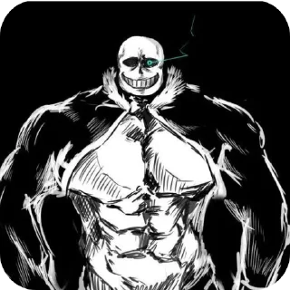 Sticker Мемный Санс (Пак от Ди Забивной) - 11