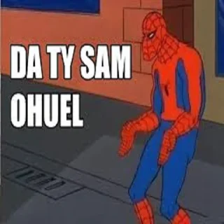 Sticker Мем паук - 8