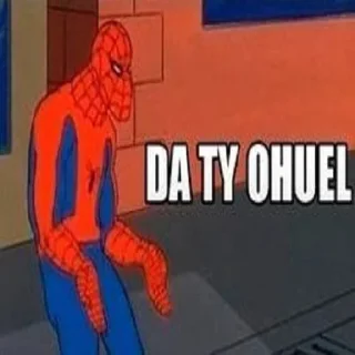 Sticker Мем паук - 5