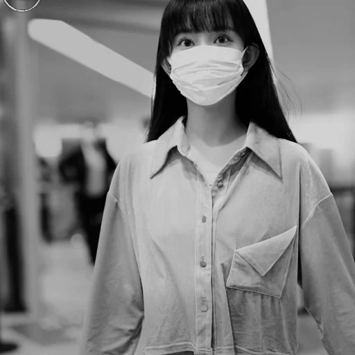 person human face black and white