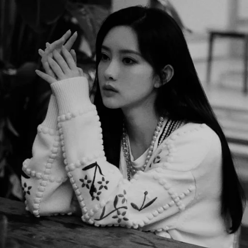 person human face black and white