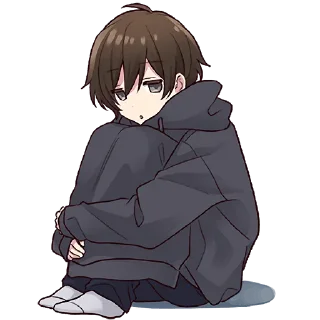 Sticker Менхера-кун 15 @Nyasticks - 0