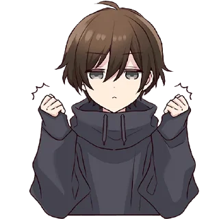 Sticker Менхера-кун 15 @Nyasticks - 3