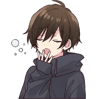 Sticker Менхера-кун 15 @Nyasticks - 4