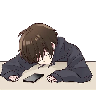 Sticker Менхера-кун 15 @Nyasticks - 2