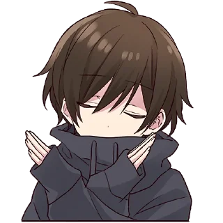 Sticker Менхера-кун 15 @Nyasticks - 9