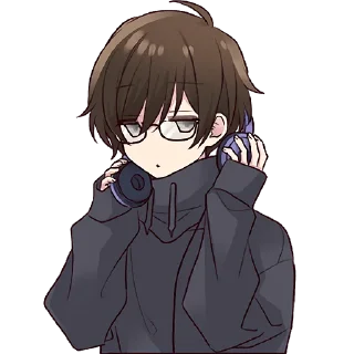 Sticker Менхера-кун 15 @Nyasticks - 5