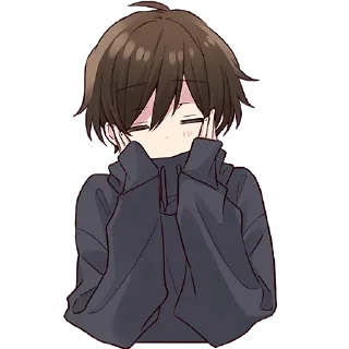 Sticker Менхера-кун 15 @Nyasticks - 6